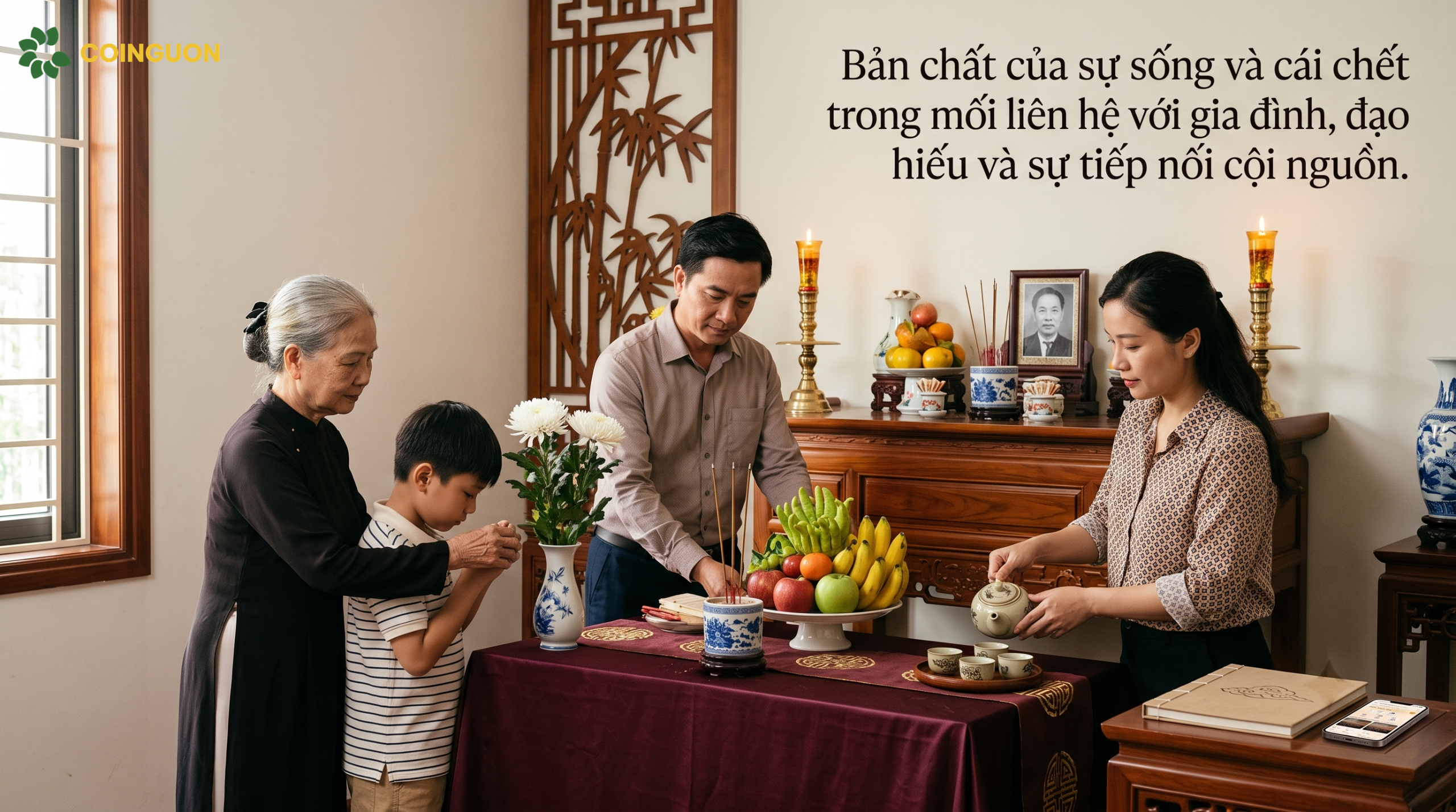Bản chất của sự sống và cái chết trong mối liên hệ với gia đình, đạo hiếu và sự tiếp nối cội nguồn - Cội Nguồn ORA