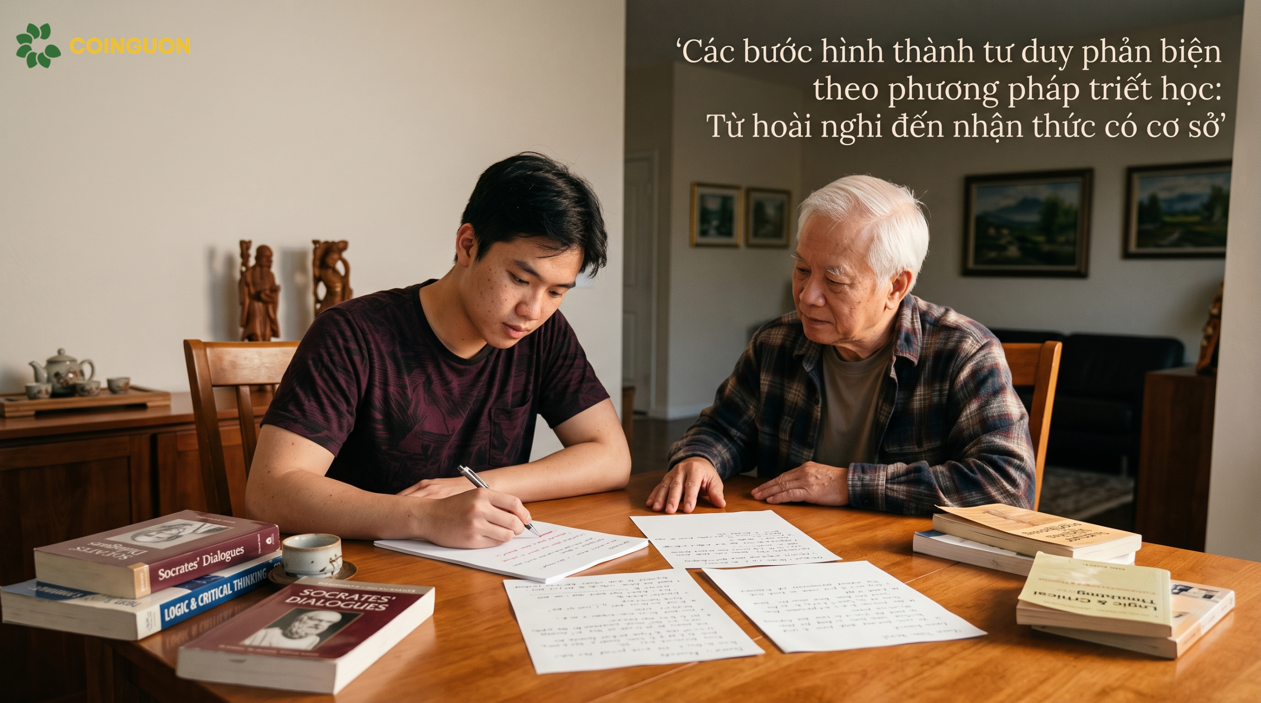 Các bước hình thành tư duy phản biện theo phương pháp triết học: Từ hoài nghi đến nhận thức có cơ sở - Cội Nguồn ORA