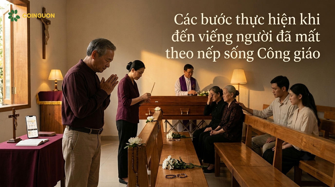 Các bước thực hiện khi đến viếng người đã mất theo nếp sống Công giáo - Cội Nguồn ORA