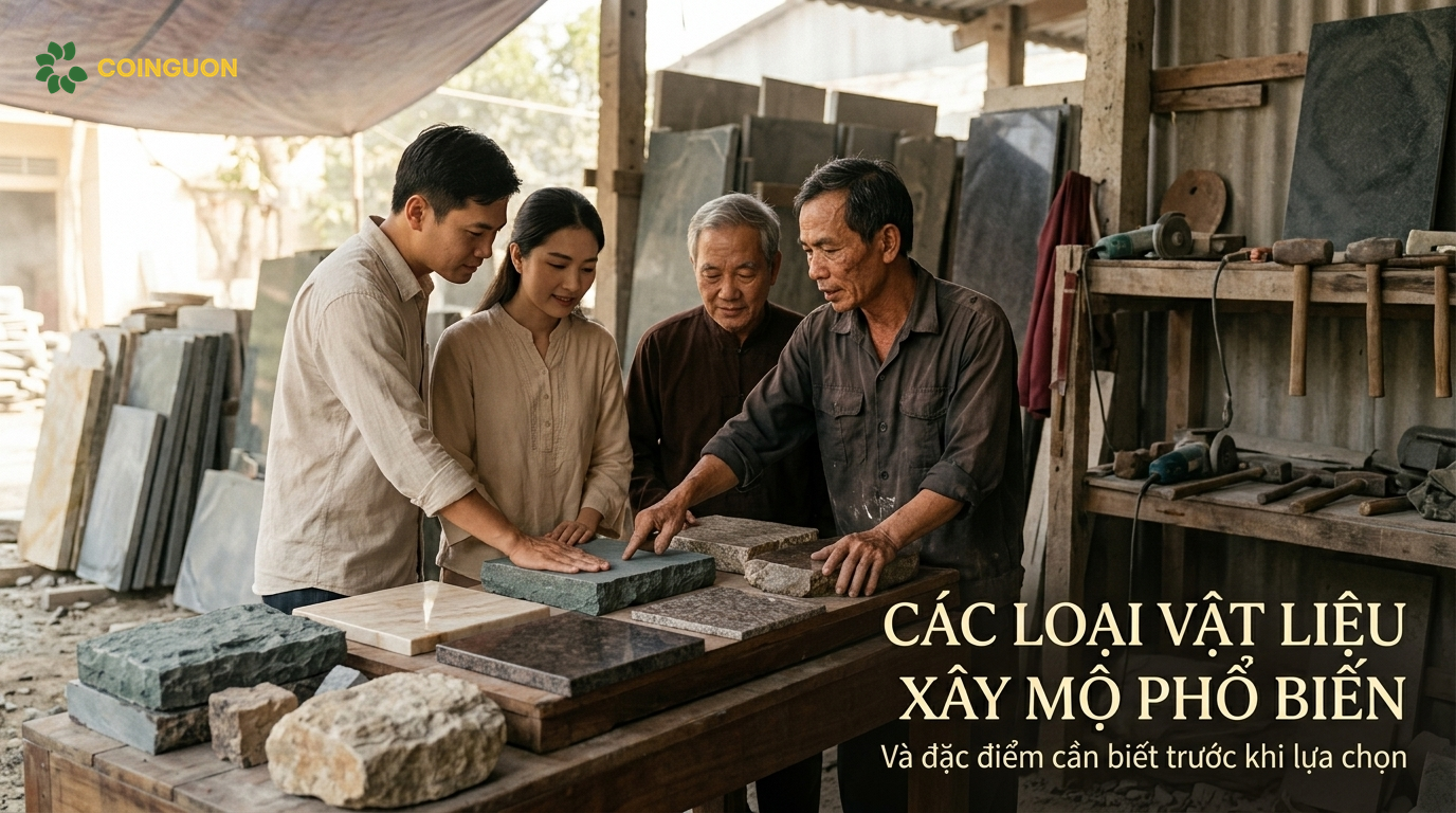 Các loại vật liệu xây mộ phổ biến và đặc điểm cần biết trước khi lựa chọn - Cội Nguồn ORA