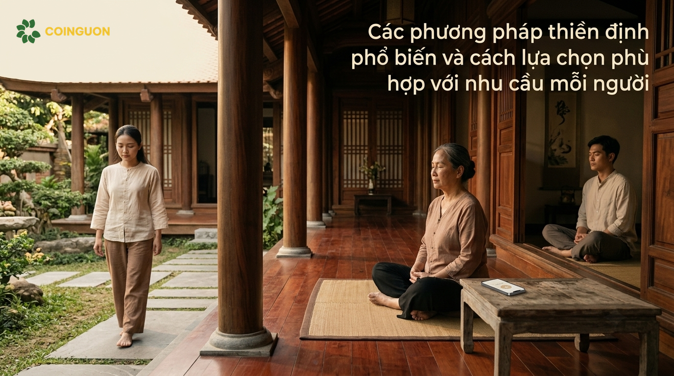 Các phương pháp thiền định phổ biến và cách lựa chọn phù hợp với nhu cầu mỗi người - Cội Nguồn ORA