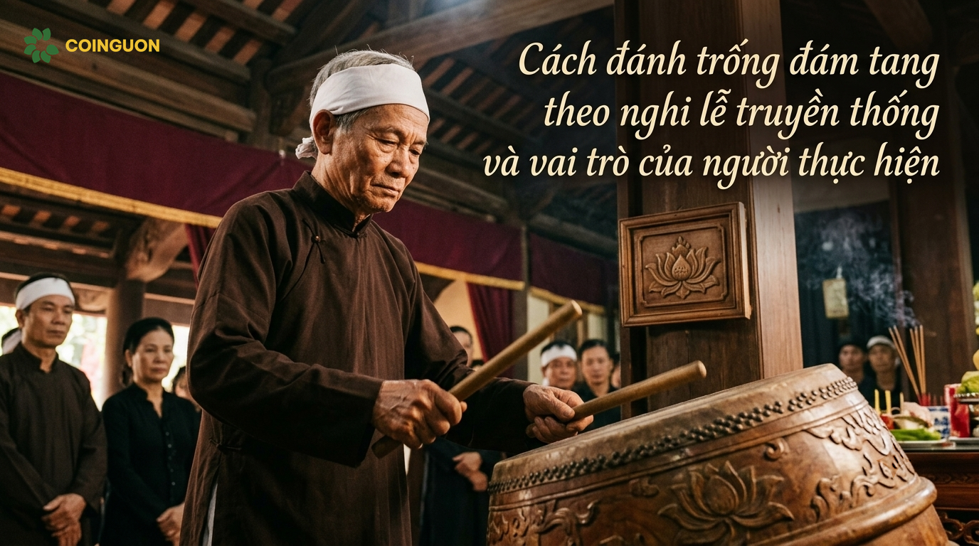 Cách đánh trống đám tang theo nghi lễ truyền thống và vai trò của người thực hiện - Cội Nguồn ORA