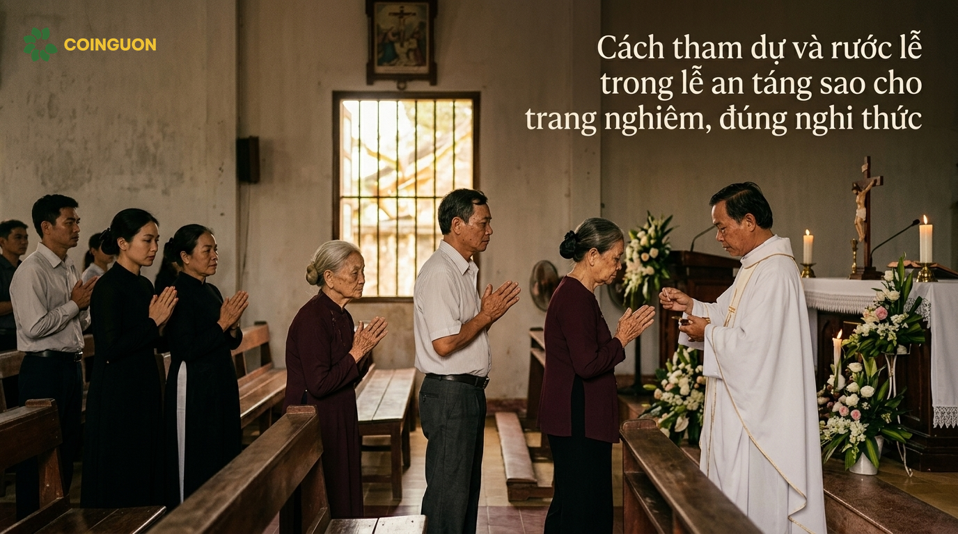 Cách tham dự và rước lễ trong lễ an táng sao cho trang nghiêm, đúng nghi thức - Cội Nguồn ORA