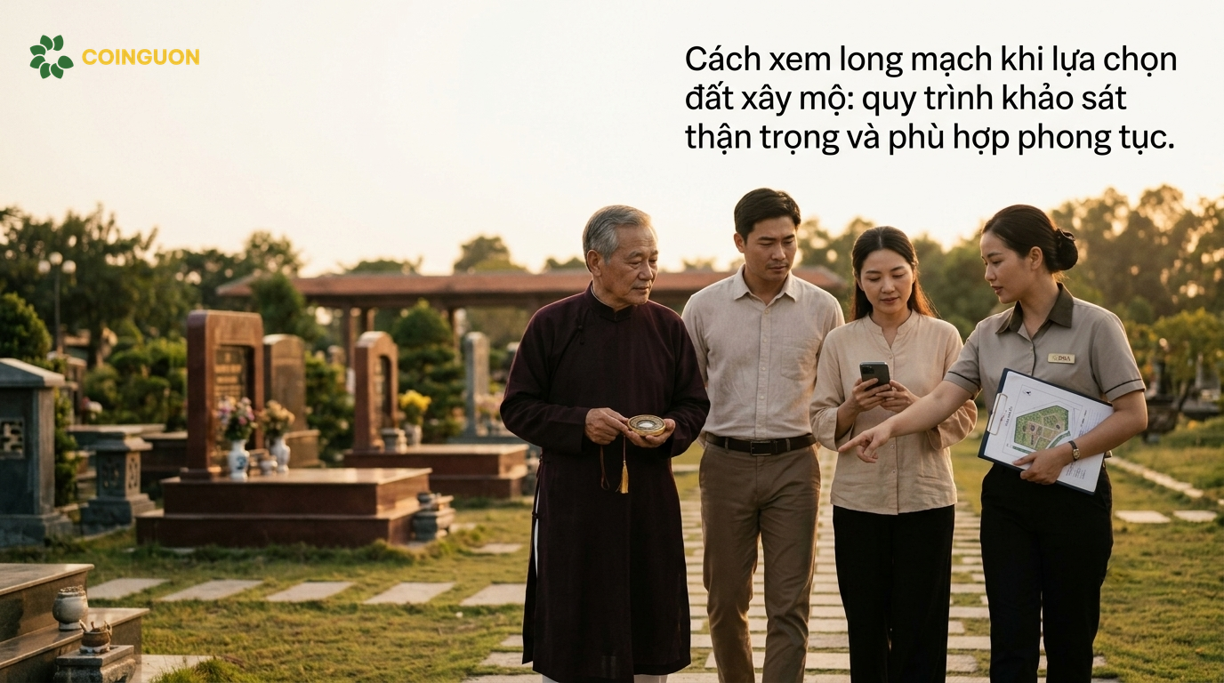 Cách xem long mạch khi lựa chọn đất xây mộ: quy trình khảo sát thận trọng và phù hợp phong tục - Cội Nguồn ORA