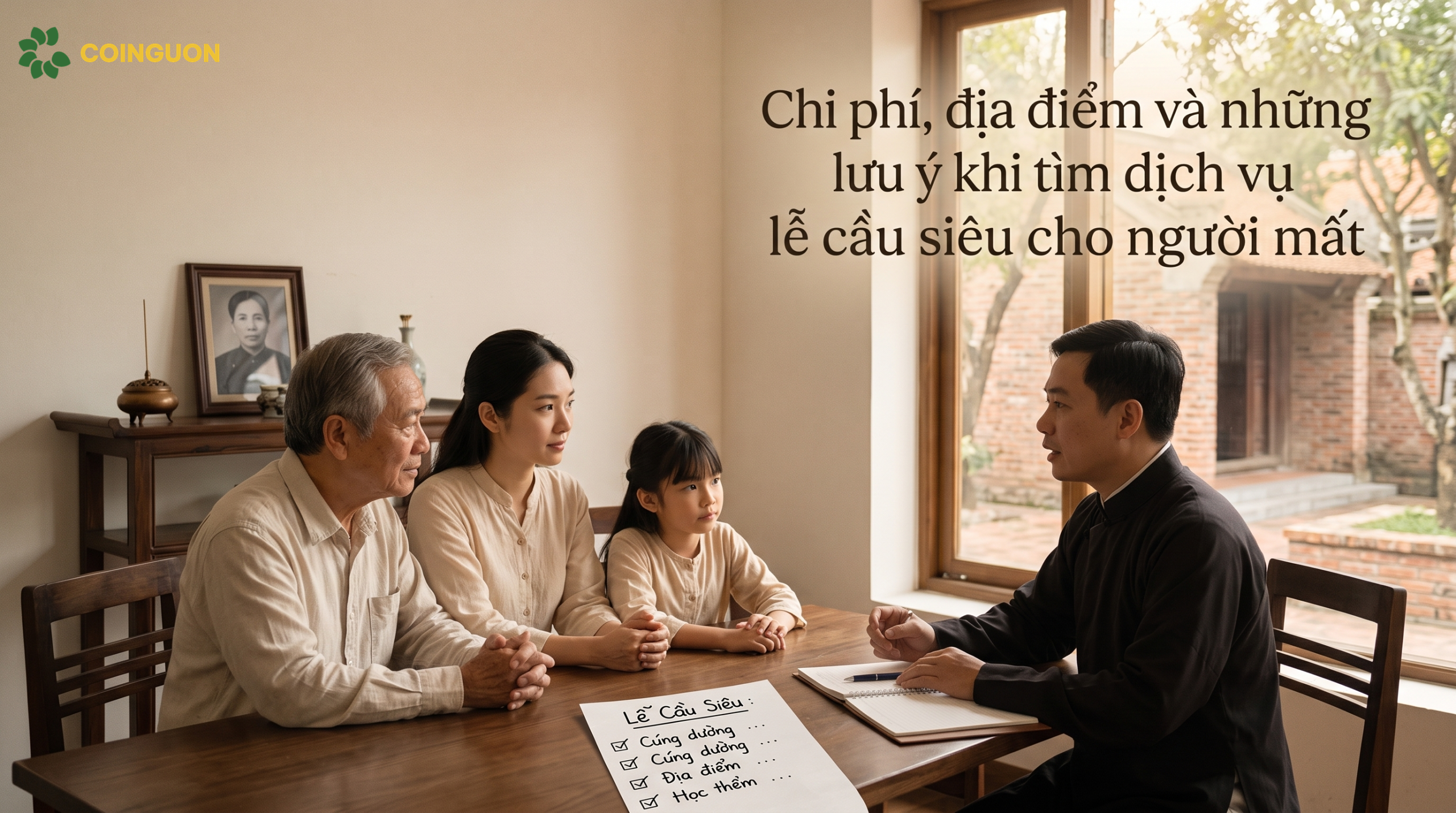 Chi phí, địa điểm và những lưu ý khi tìm dịch vụ lễ cầu siêu cho người mất - Cội Nguồn ORA