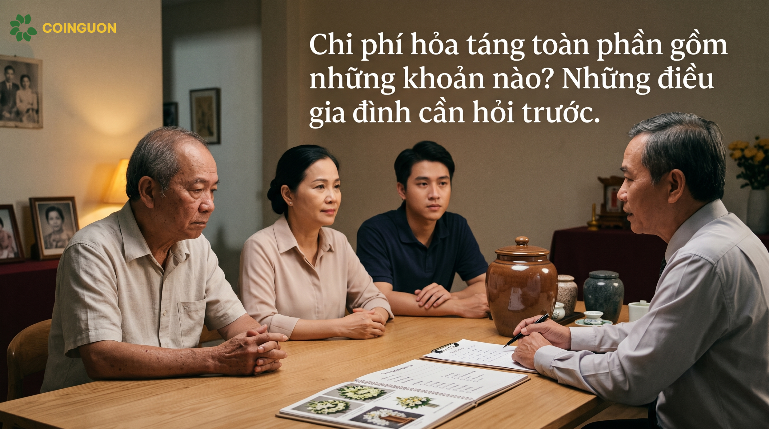 Chi phí hỏa táng toàn phần gồm những khoản nào? Những điều gia đình cần hỏi trước - Cội Nguồn ORA