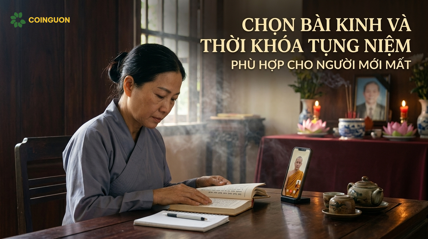 Chọn bài kinh và thời khóa tụng niệm phù hợp cho người mới mất - Cội Nguồn ORA