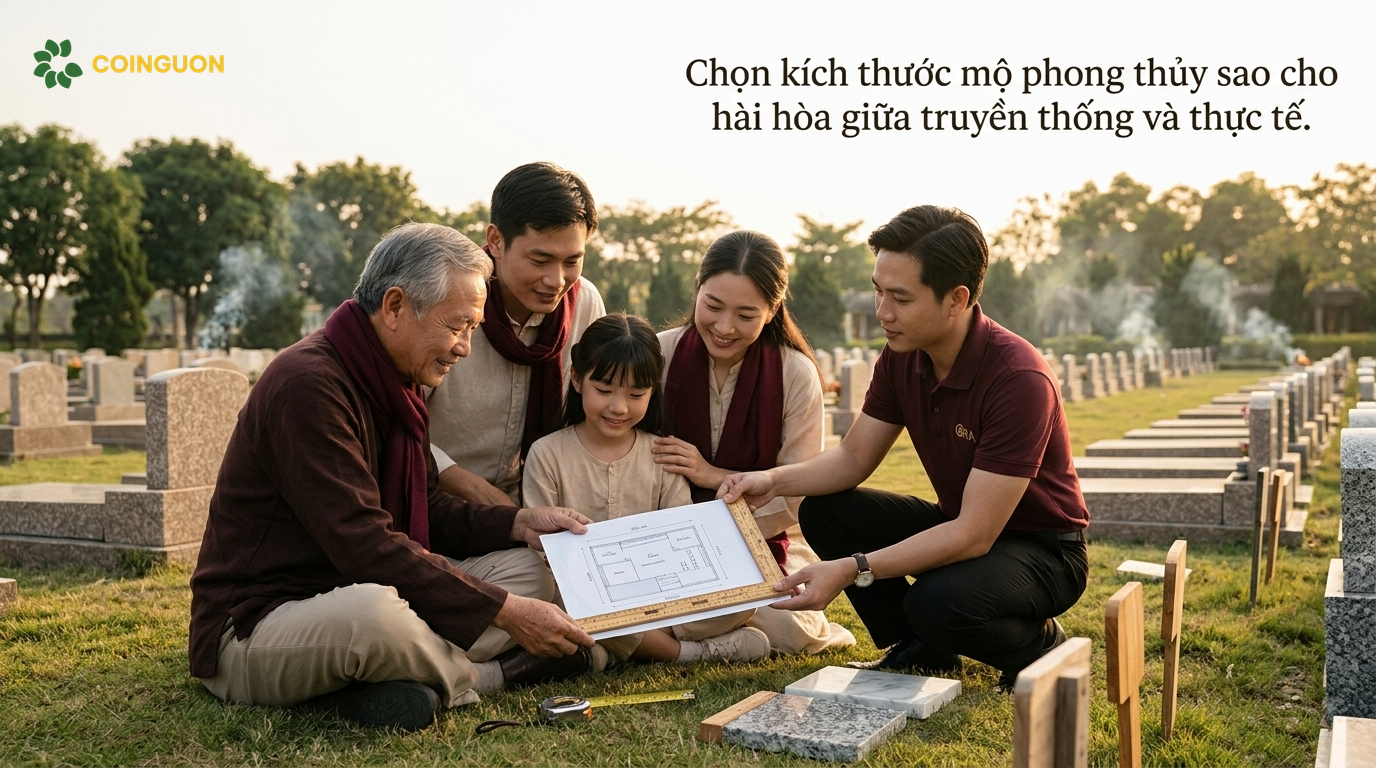 Chọn kích thước mộ phong thủy sao cho hài hòa giữa truyền thống và thực tế - Cội Nguồn ORA