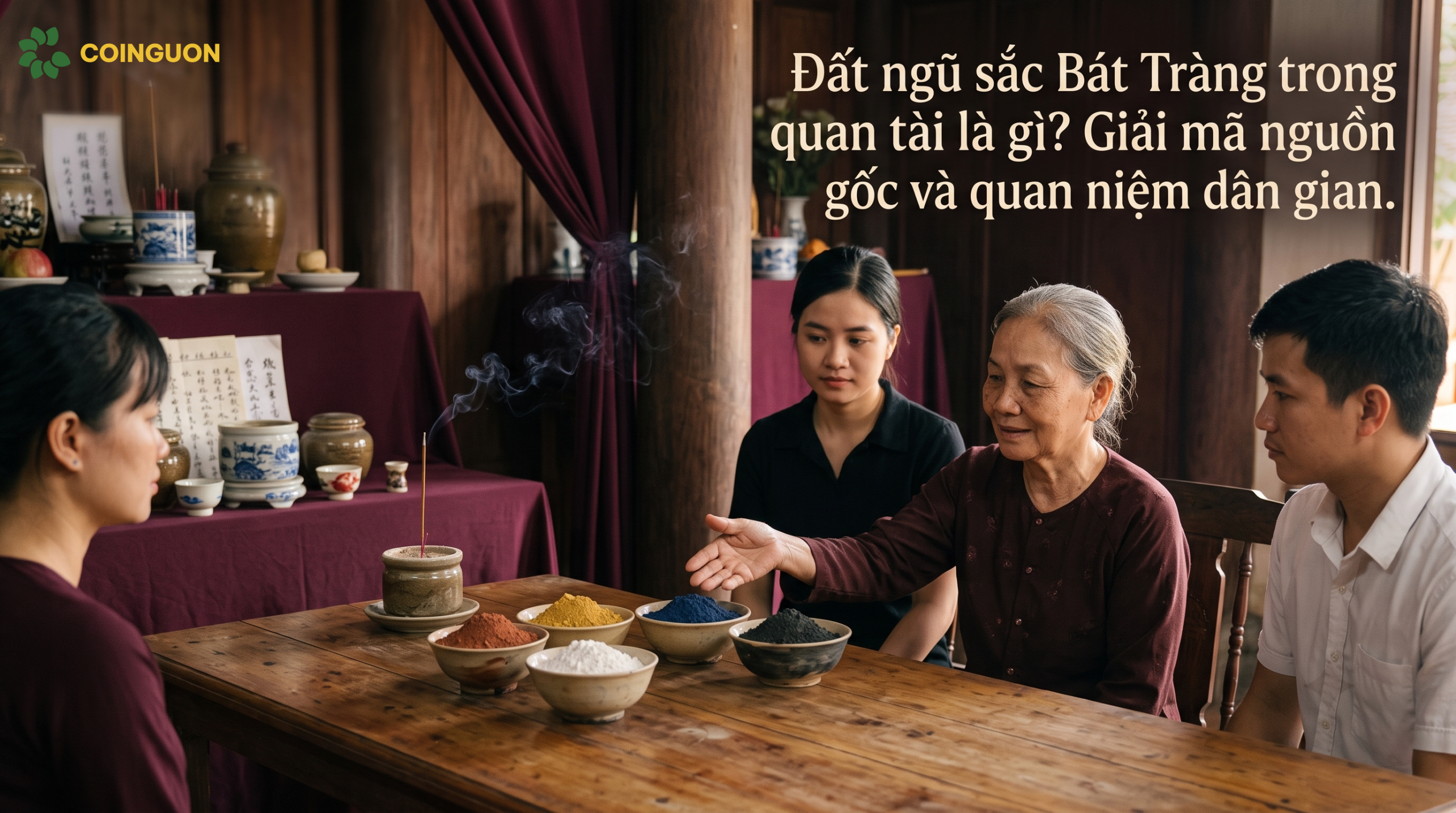 Đất ngũ sắc Bát Tràng trong quan tài là gì? Giải mã nguồn gốc và quan niệm dân gian - Cội Nguồn ORA