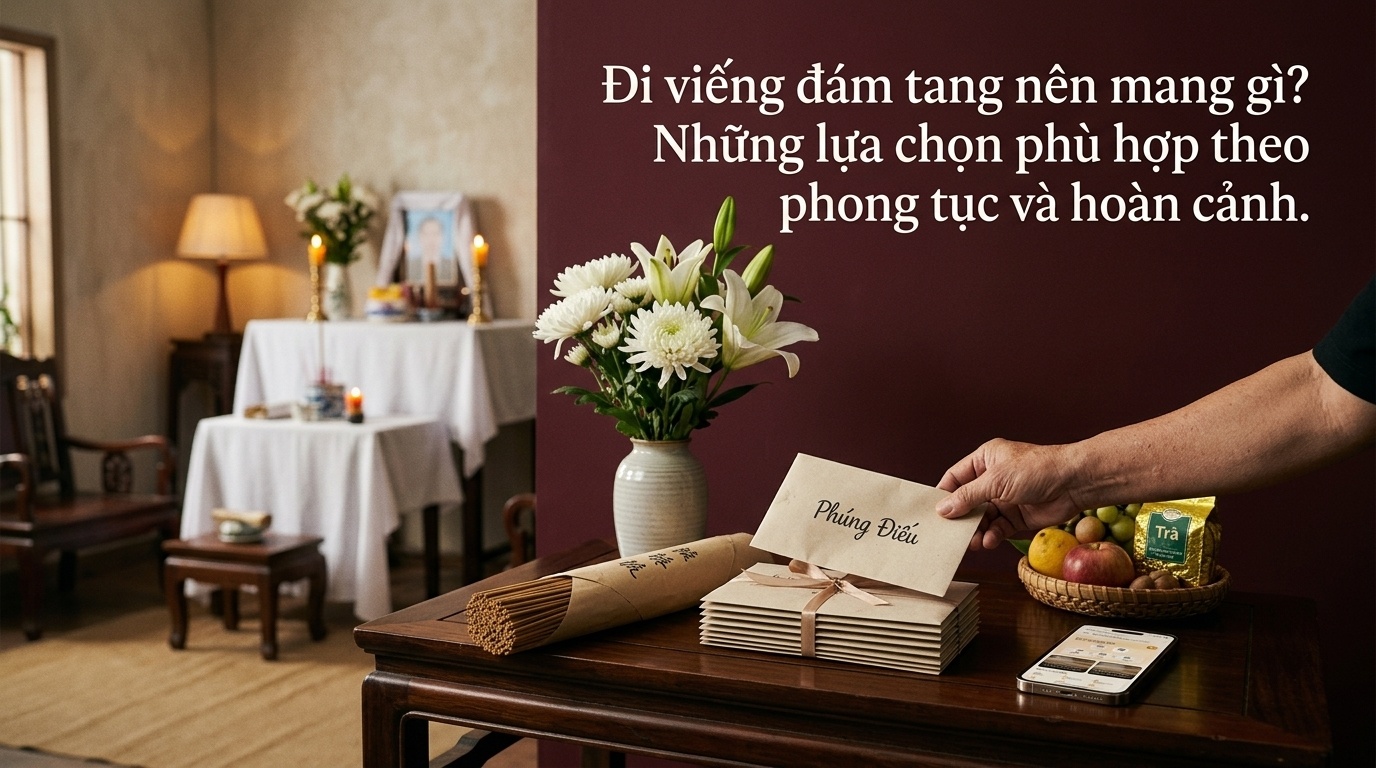 Đi viếng đám tang nên mang gì - Cội Nguồn ORA