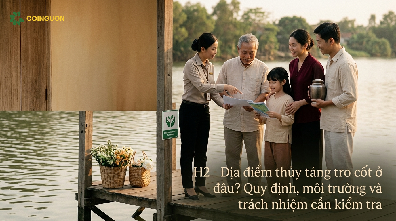 Địa điểm thủy táng tro cốt ở đâu? Quy định, môi trường và trách nhiệm cần kiểm tra - Cội Nguồn ORA
