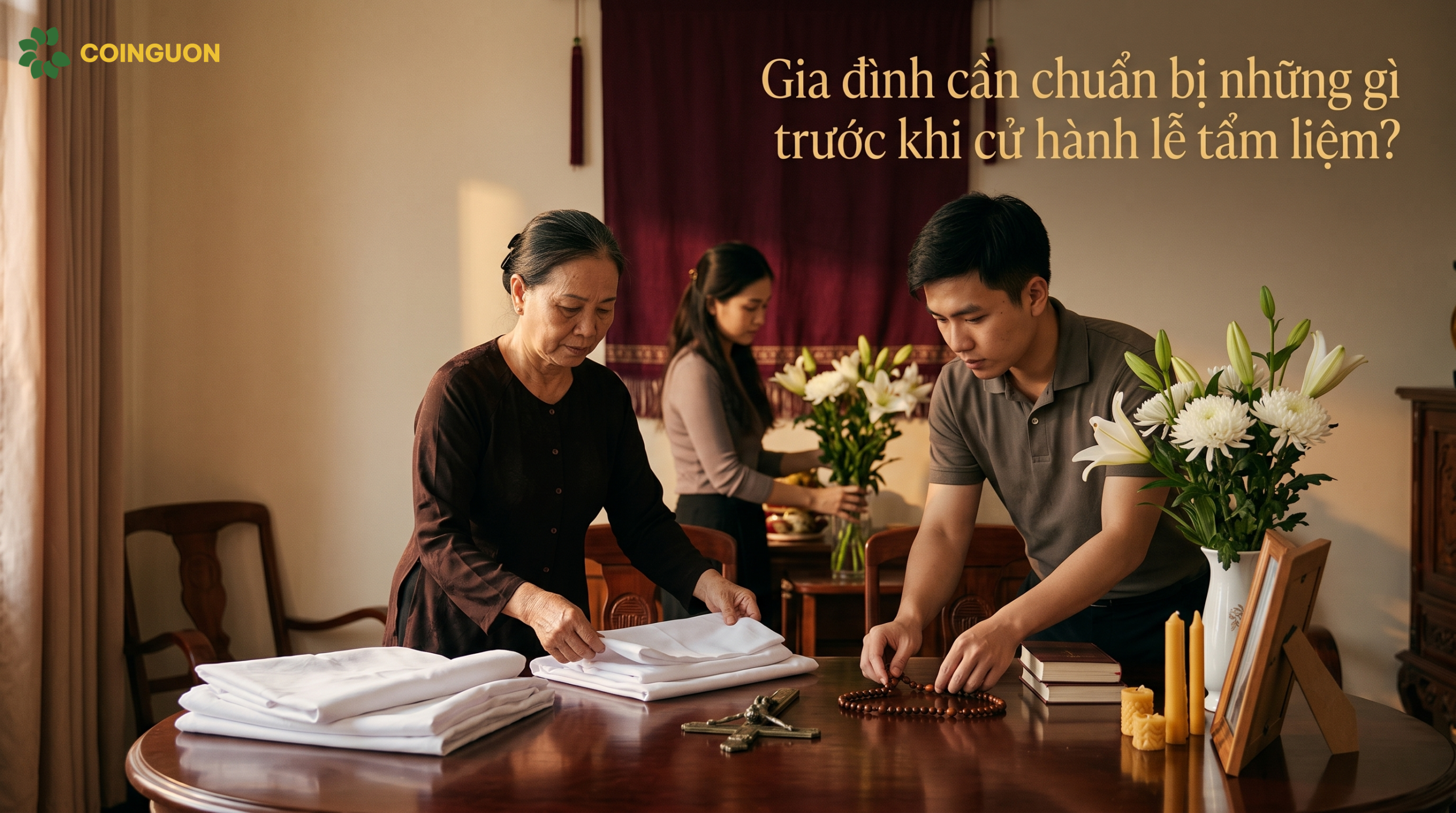Gia đình cần chuẩn bị những gì trước khi cử hành lễ tẩm liệm? - Cội Nguồn ORA
