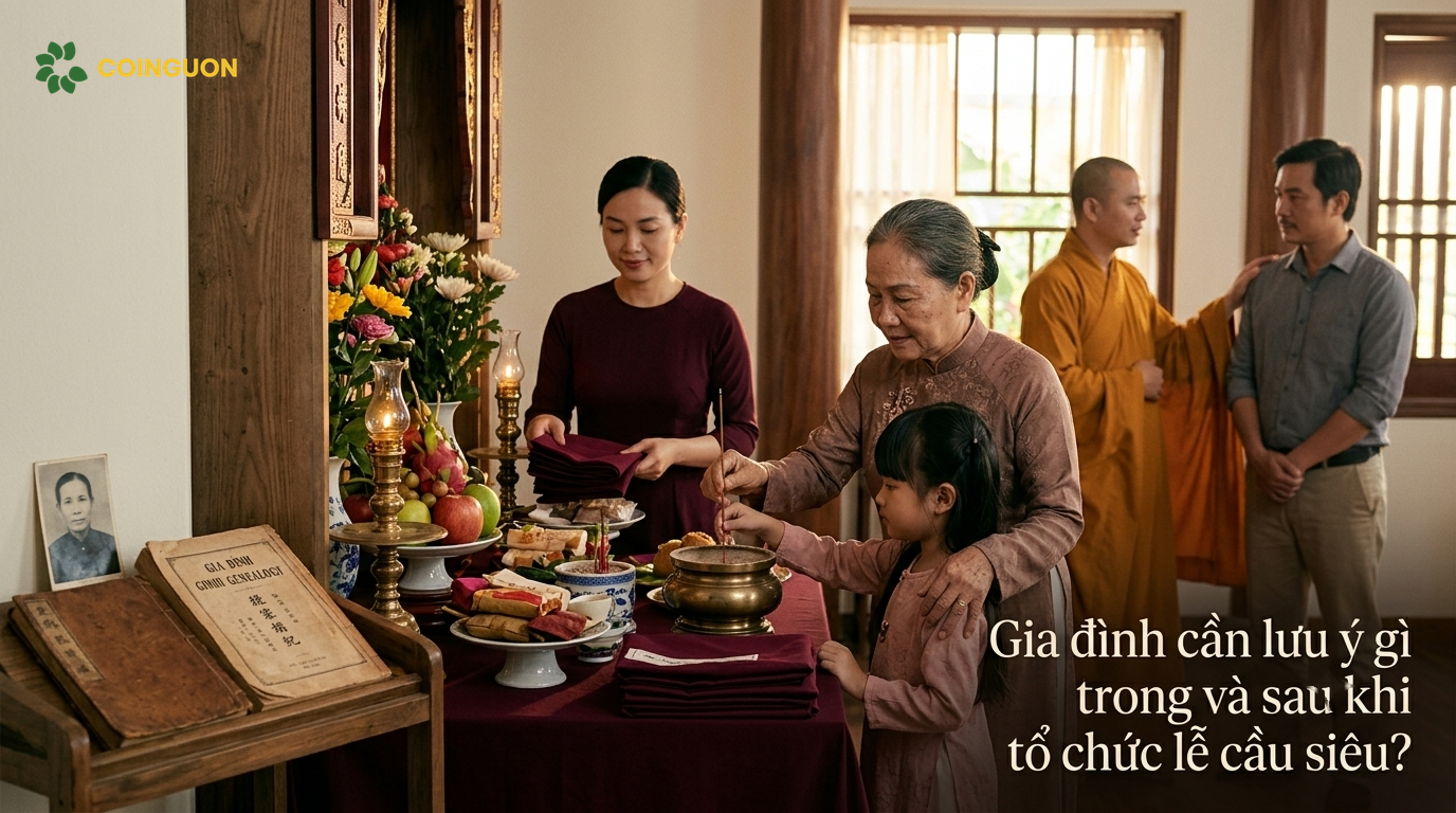 Gia đình cần lưu ý gì trong và sau khi tổ chức lễ cầu siêu? - Cội Nguồn ORA