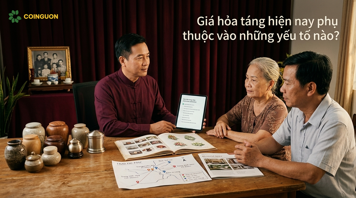 Giá hỏa táng hiện nay phụ thuộc vào những yếu tố nào? - Cội Nguồn ORA
