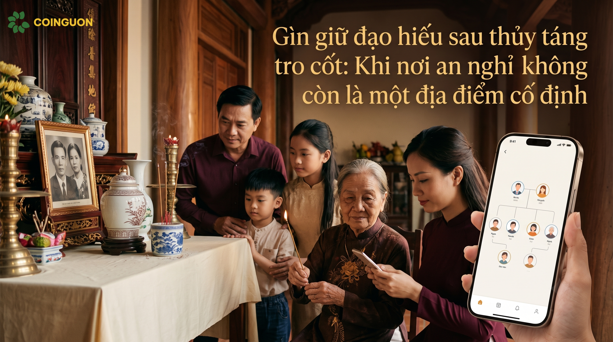 Gìn giữ đạo hiếu sau thủy táng tro cốt: Khi nơi an nghỉ không còn là một địa điểm cố định - Cội Nguồn ORA