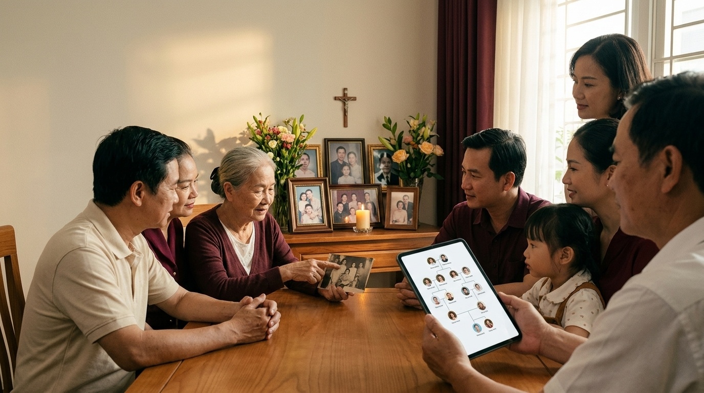 Gìn giữ ký ức người đã khuất và di sản tinh thần gia đình Công giáo cùng ORA của Cội Nguồn - Cội Nguồn ORA