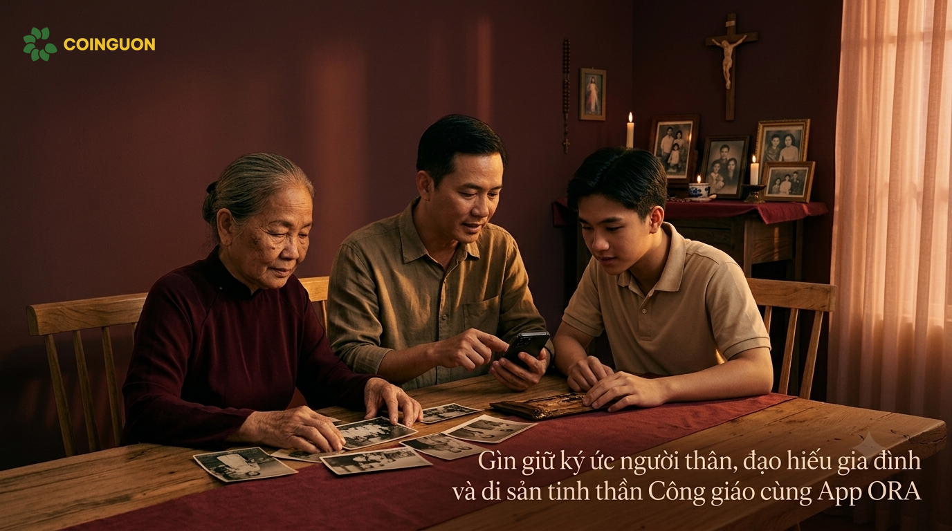 Gìn giữ ký ức người thân, đạo hiếu gia đình và di sản tinh thần Công giáo cùng App ORA - Cội Nguồn ORA
