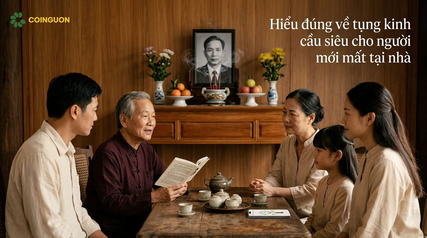 Hiểu đúng về tụng kinh cầu siêu cho người mới mất tại nhà - Cội Nguồn ORA