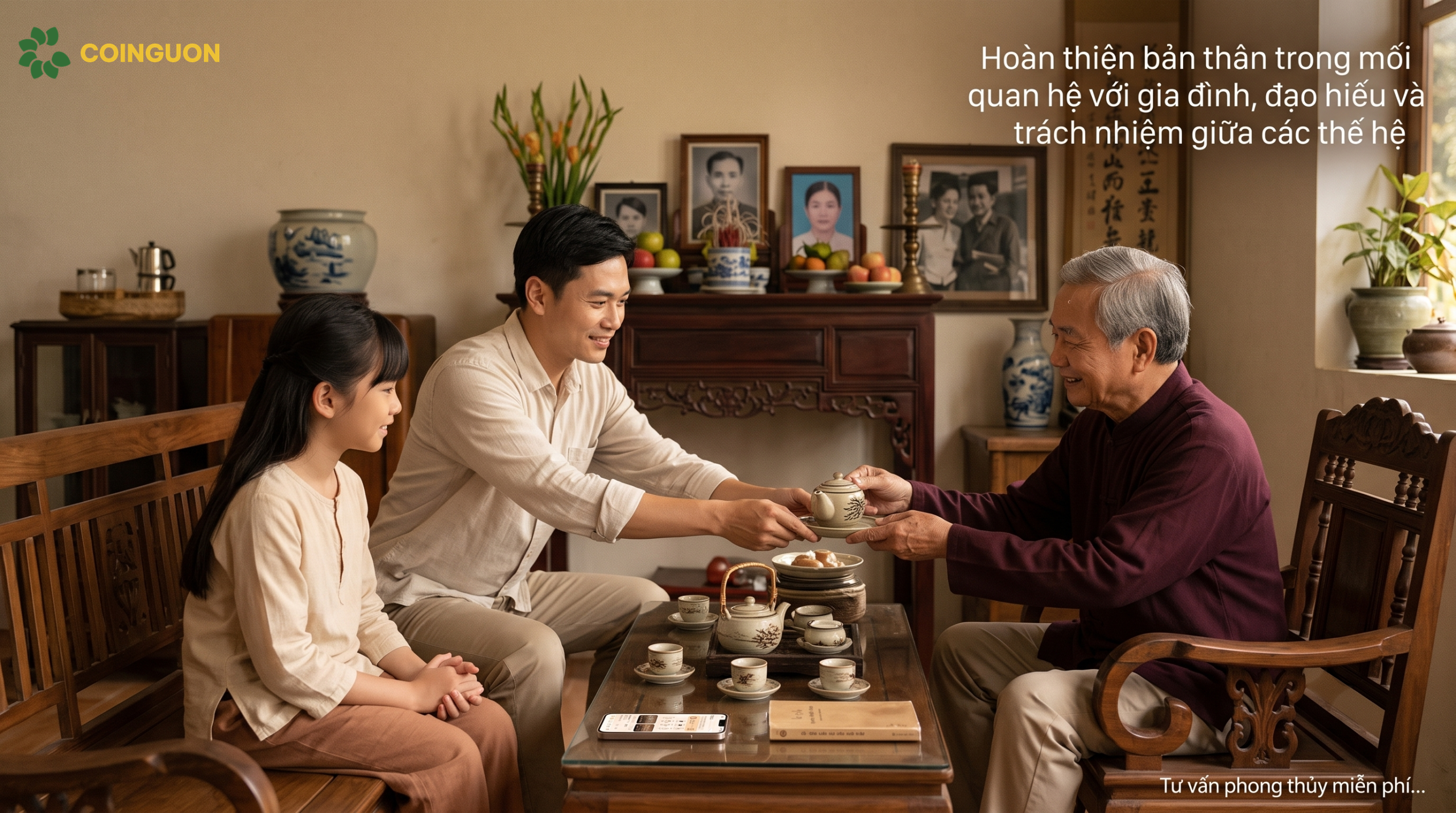 Hoàn thiện bản thân trong mối quan hệ với gia đình, đạo hiếu và trách nhiệm giữa các thế hệ - Cội Nguồn ORA