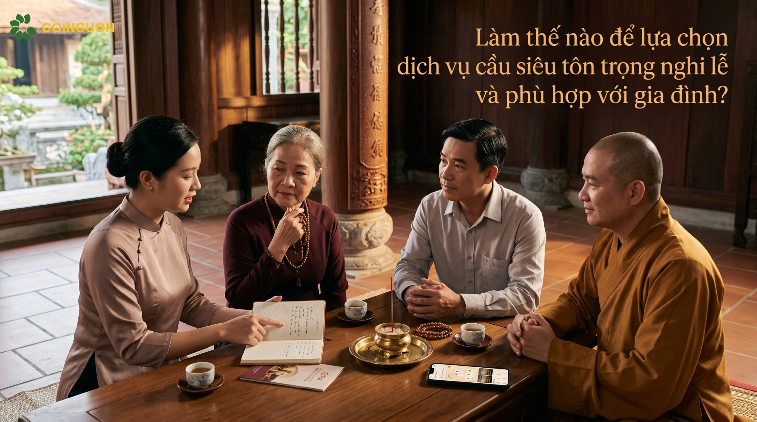 Làm thế nào để lựa chọn dịch vụ cầu siêu tôn trọng nghi lễ và phù hợp với gia đình? - Cội Nguồn ORA