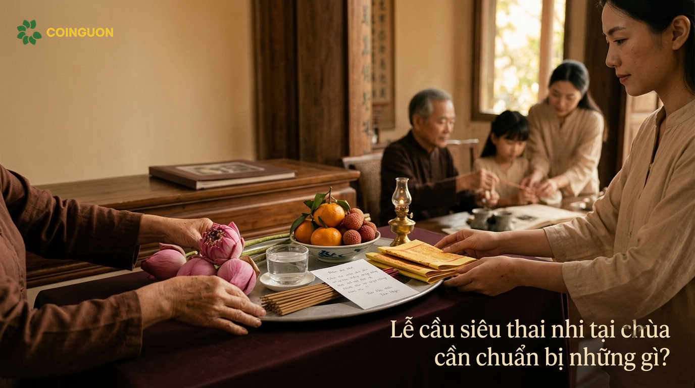 Lễ cầu siêu thai nhi tại chùa cần chuẩn bị những gì? - Cội Nguồn ORA