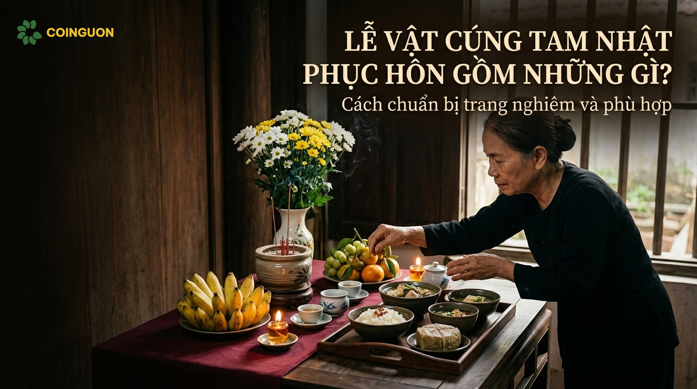 Lễ vật cúng Tam nhật phục hồn gồm những gì? Cách chuẩn bị trang nghiêm và phù hợp - Cội Nguồn ORA