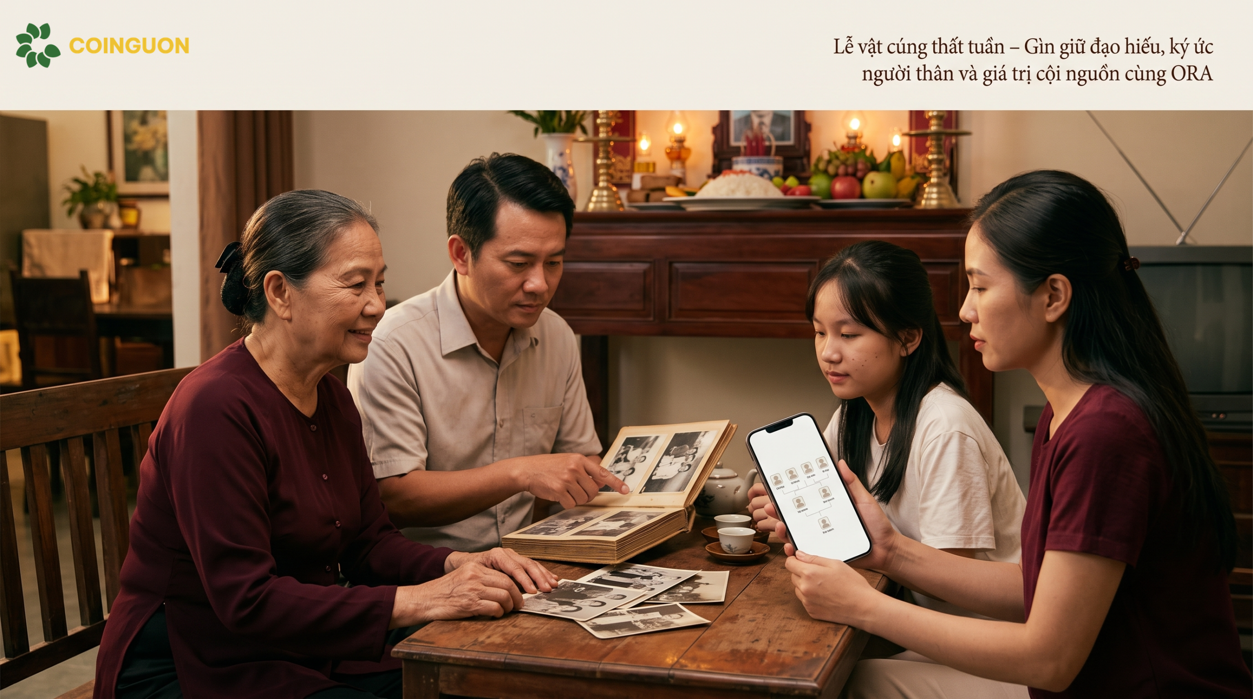 Lễ vật cúng thất tuần – Gìn giữ đạo hiếu, ký ức người thân và giá trị cội nguồn cùng ORA - Cội Nguồn ORA