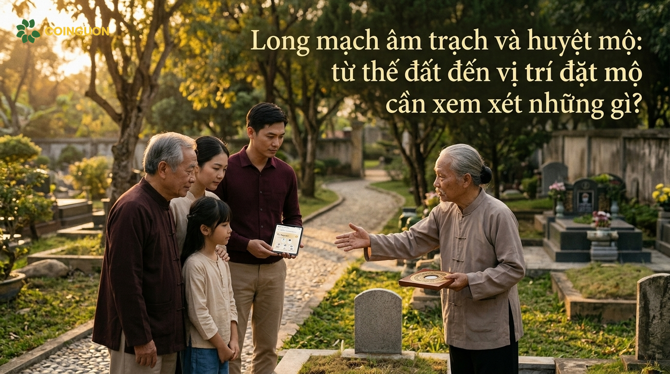 Long mạch âm trạch và huyệt mộ: từ thế đất đến vị trí đặt mộ cần xem xét những gì? - Cội Nguồn ORA