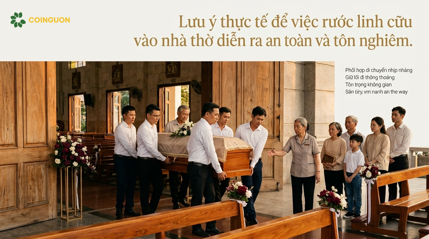 Lưu ý thực tế để việc rước linh cữu vào nhà thờ diễn ra an toàn và tôn nghiêm - Cội Nguồn ORA