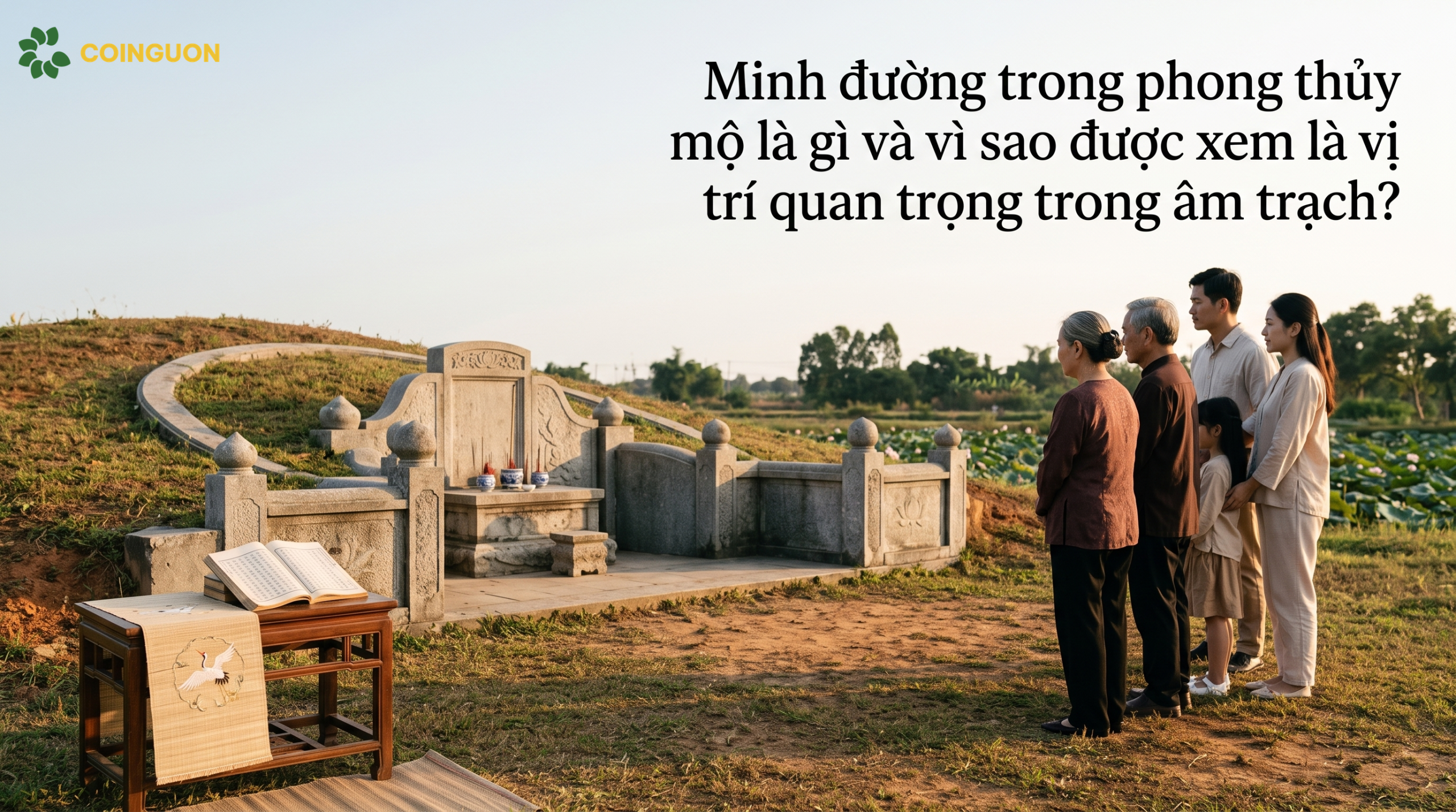 Minh đường trong phong thủy mộ là gì và vì sao được xem là vị trí quan trọng trong âm trạch? - Cội Nguồn ORA