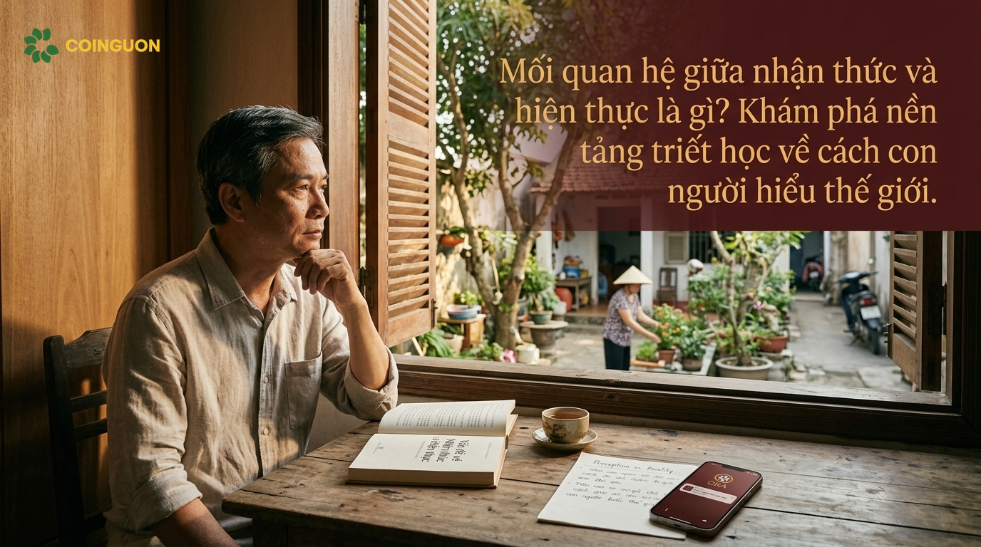 Mối quan hệ giữa nhận thức và hiện thực là gì? Khám phá nền tảng triết học về cách con người hiểu thế giới - Cội Nguồn ORA