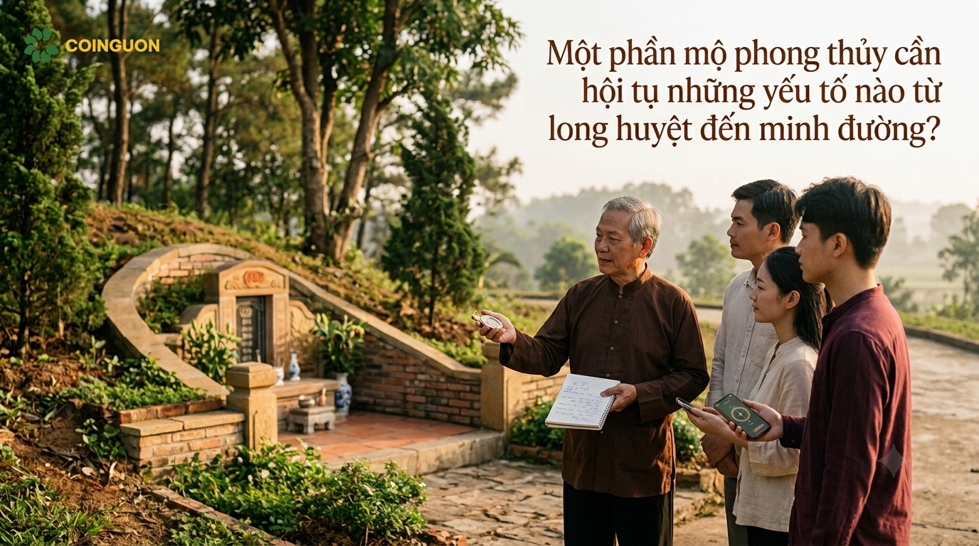 Một phần mộ phong thủy cần hội tụ những yếu tố nào từ long huyệt đến minh đường? - Cội Nguồn ORA