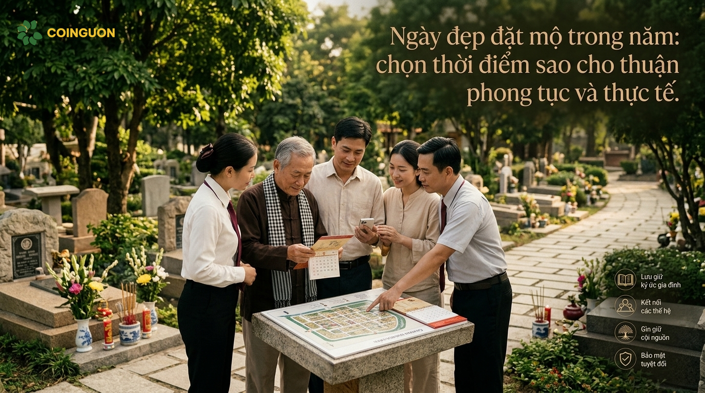 Ngày đẹp đặt mộ trong năm: chọn thời điểm sao cho thuận phong tục và thực tế - Cội Nguồn ORA