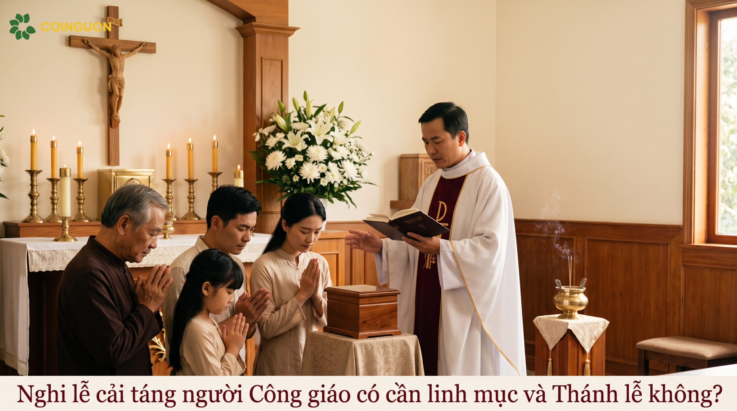 Linh mục và Thánh lễ trong nghi lễ cải táng Công giáo - Cội Nguồn ORA