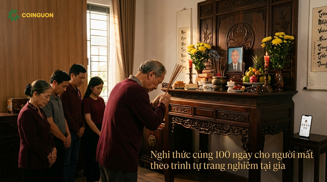 Nghi thức cúng 100 ngày cho người mất theo trình tự trang nghiêm tại gia - Cội Nguồn ORA