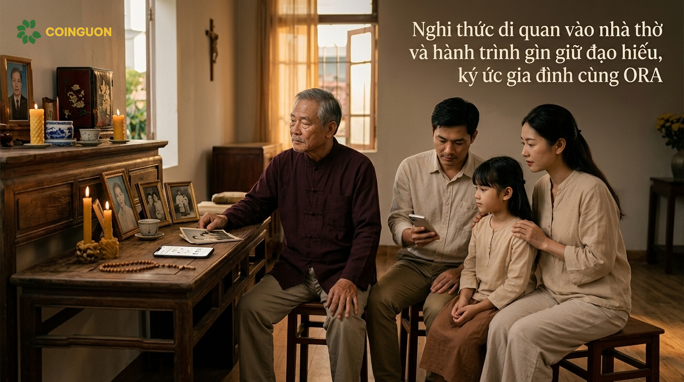 Nghi thức di quan vào nhà thờ và hành trình gìn giữ đạo hiếu, ký ức gia đình cùng ORA - Cội Nguồn ORA