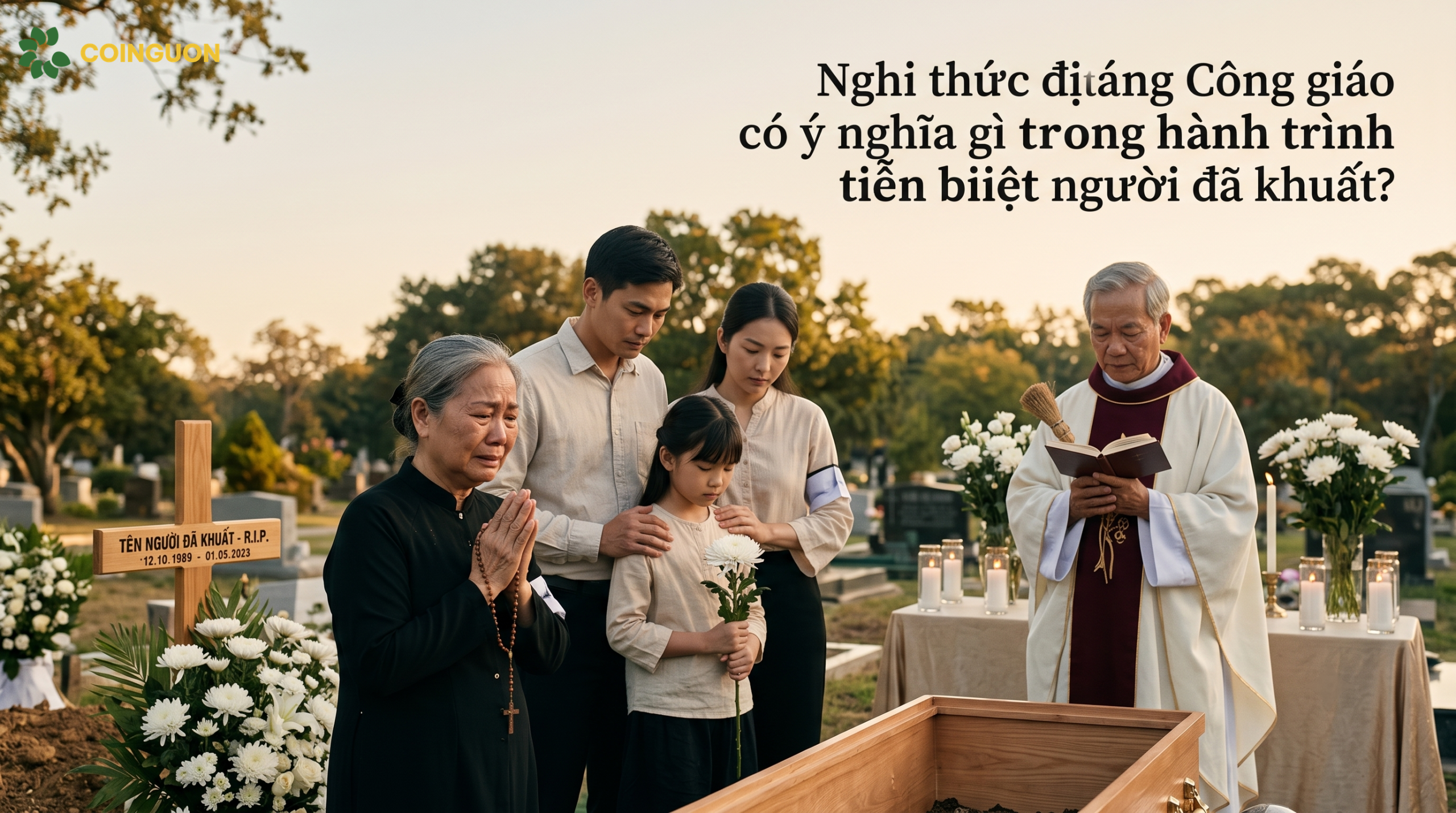 Nghi thức địa táng Công giáo có ý nghĩa gì trong hành trình tiễn biệt người đã khuất? - Cội Nguồn ORA