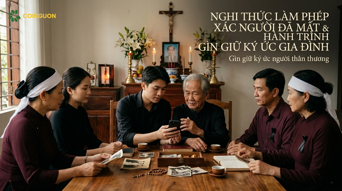 Nghi thức làm phép xác người đã mất và hành trình gìn giữ ký ức gia đình cùng App ORA - Cội Nguồn ORA