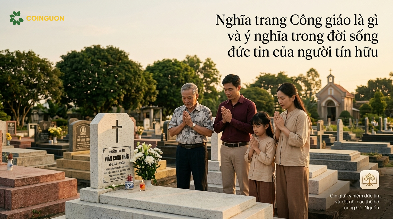 Nghĩa trang Công giáo là gì và ý nghĩa trong đời sống đức tin của người tín hữu - Cội Nguồn ORA