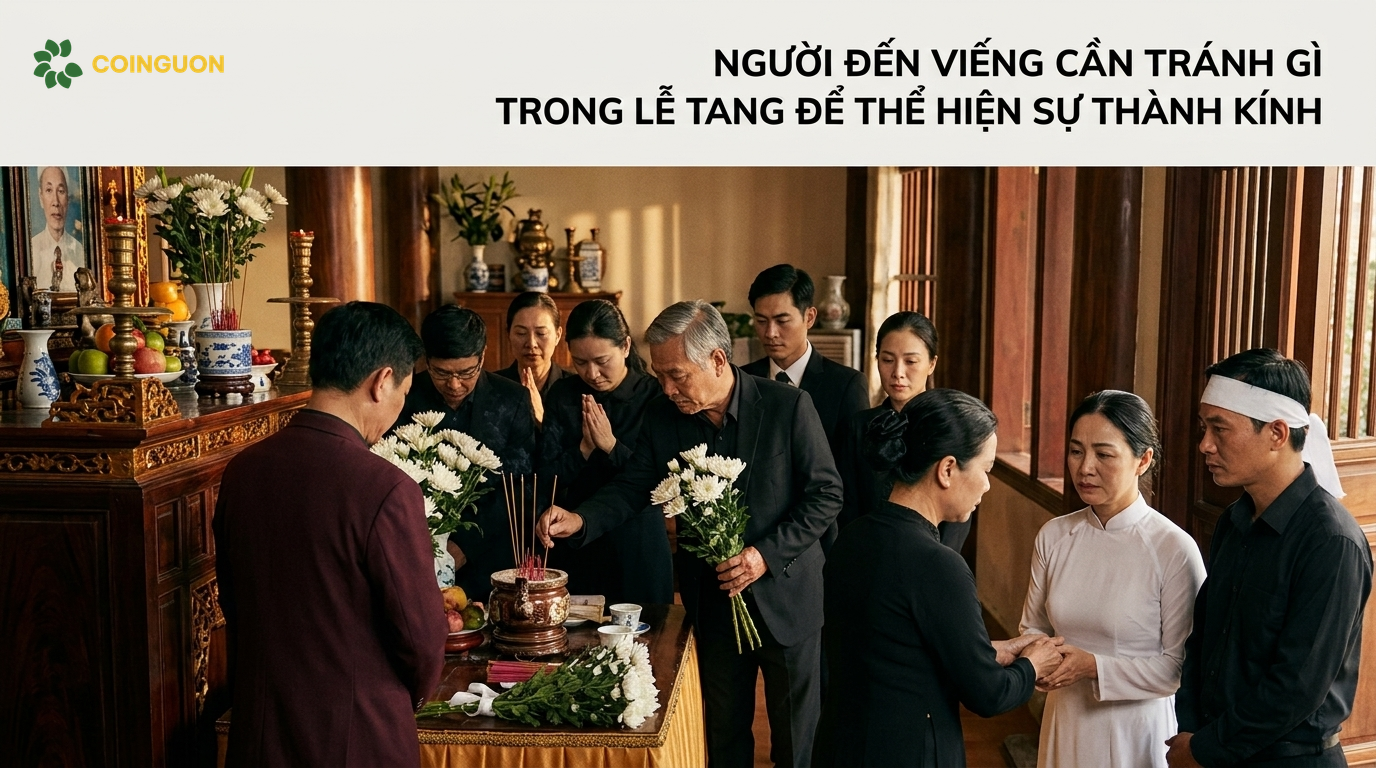 Người đến viếng cần tránh gì trong lễ tang để thể hiện sự thành kính? - Cội Nguồn ORA