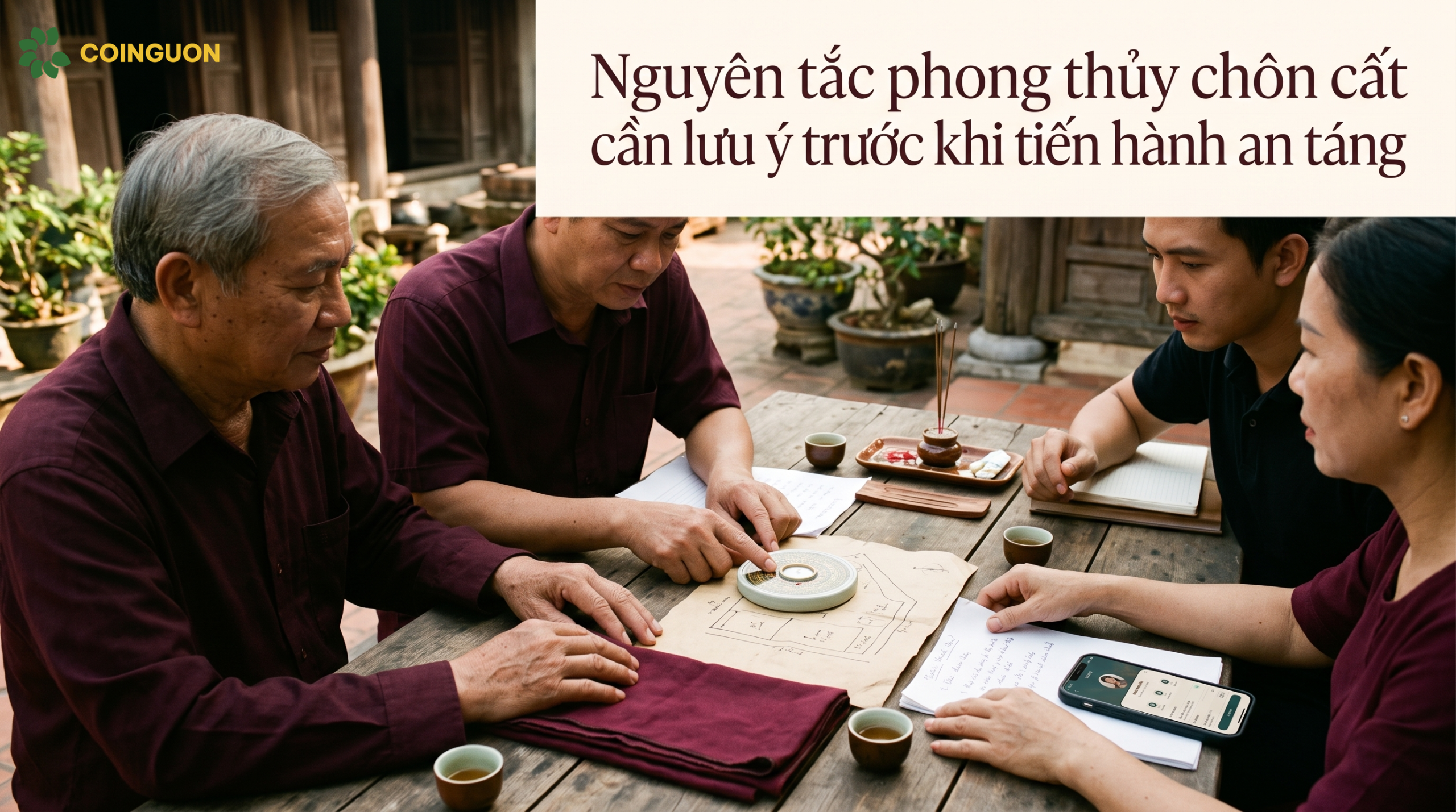 Nguyên tắc phong thủy chôn cất cần lưu ý trước khi tiến hành an táng - Cội Nguồn ORA