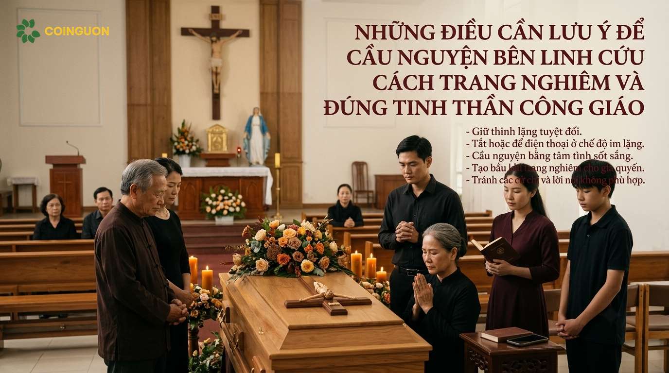 Những điều cần lưu ý để cầu nguyện bên linh cữu cách trang nghiêm và đúng tinh thần Công giáo - Cội Nguồn ORA