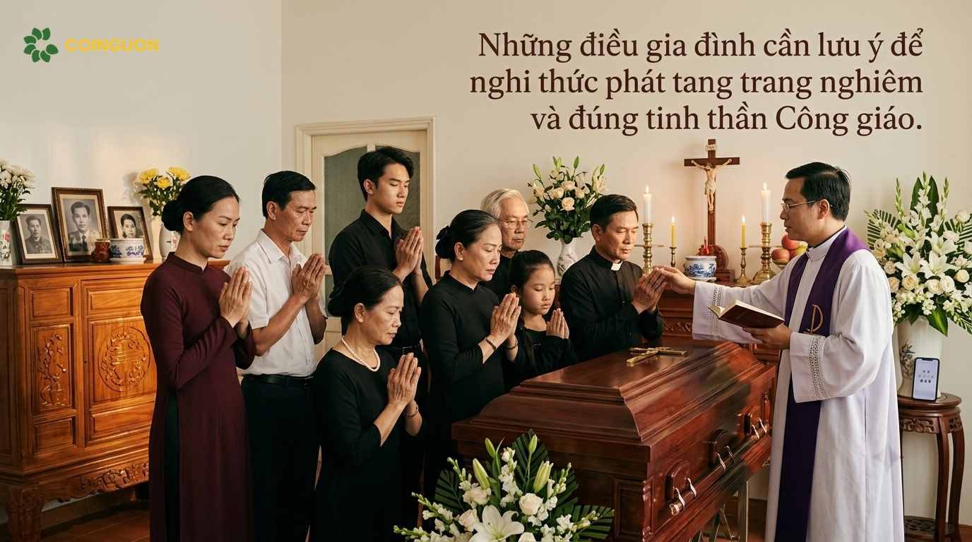 Những điều gia đình cần lưu ý để nghi thức phát tang trang nghiêm và đúng tinh thần Công giáo - Cội Nguồn ORA