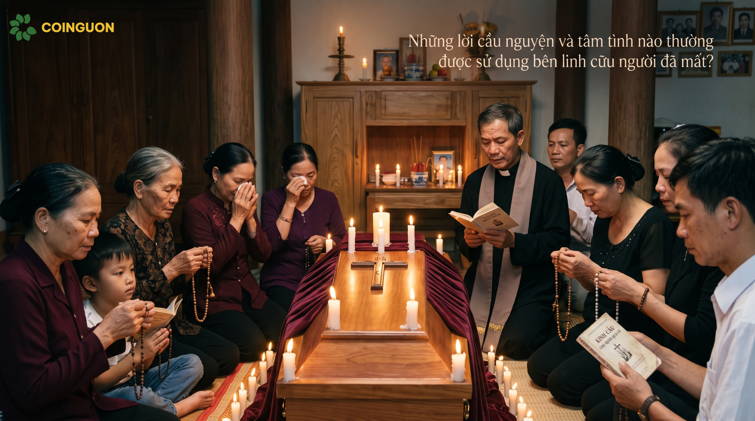 Những lời cầu nguyện và tâm tình nào thường được sử dụng bên linh cữu người đã mất? - Cội Nguồn ORA