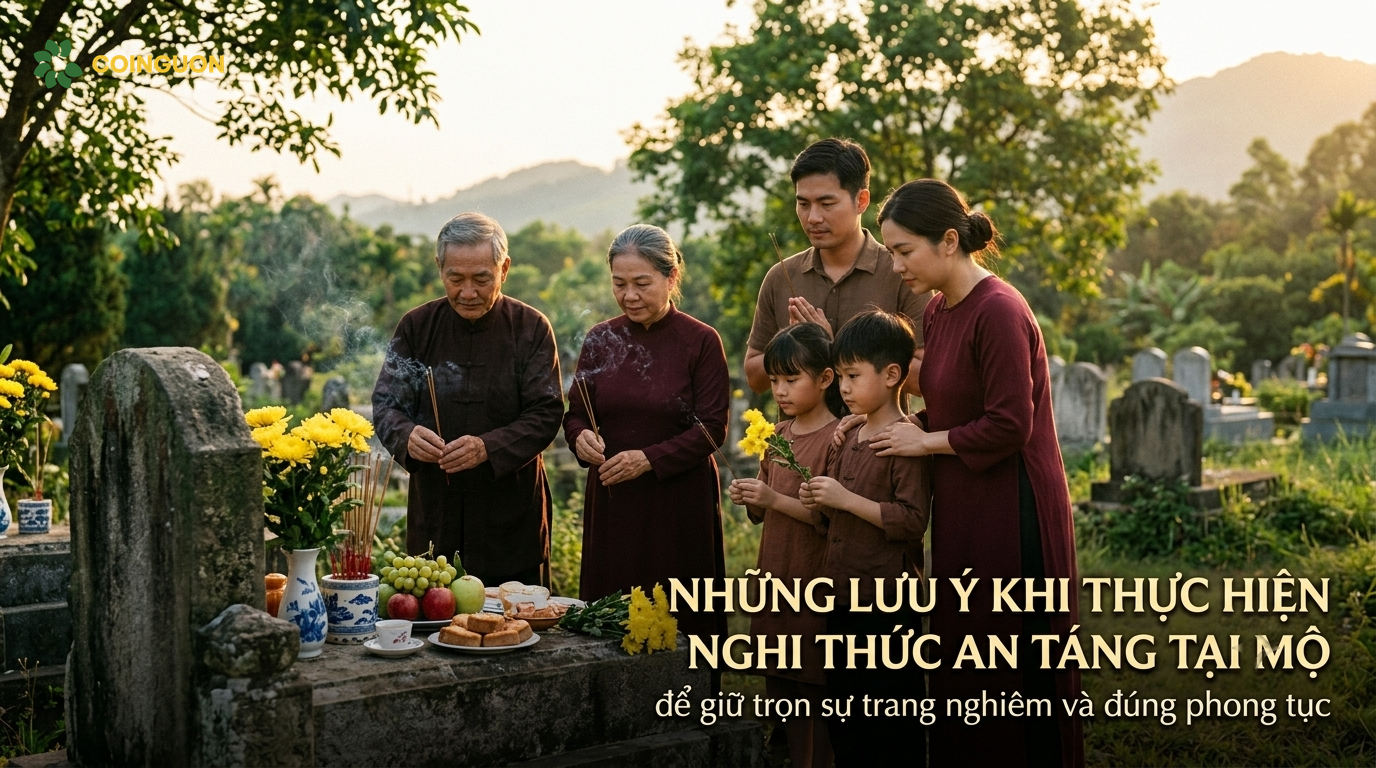 Lưu ý khi thực hiện nghi thức an táng tại mộ - Cội Nguồn ORA