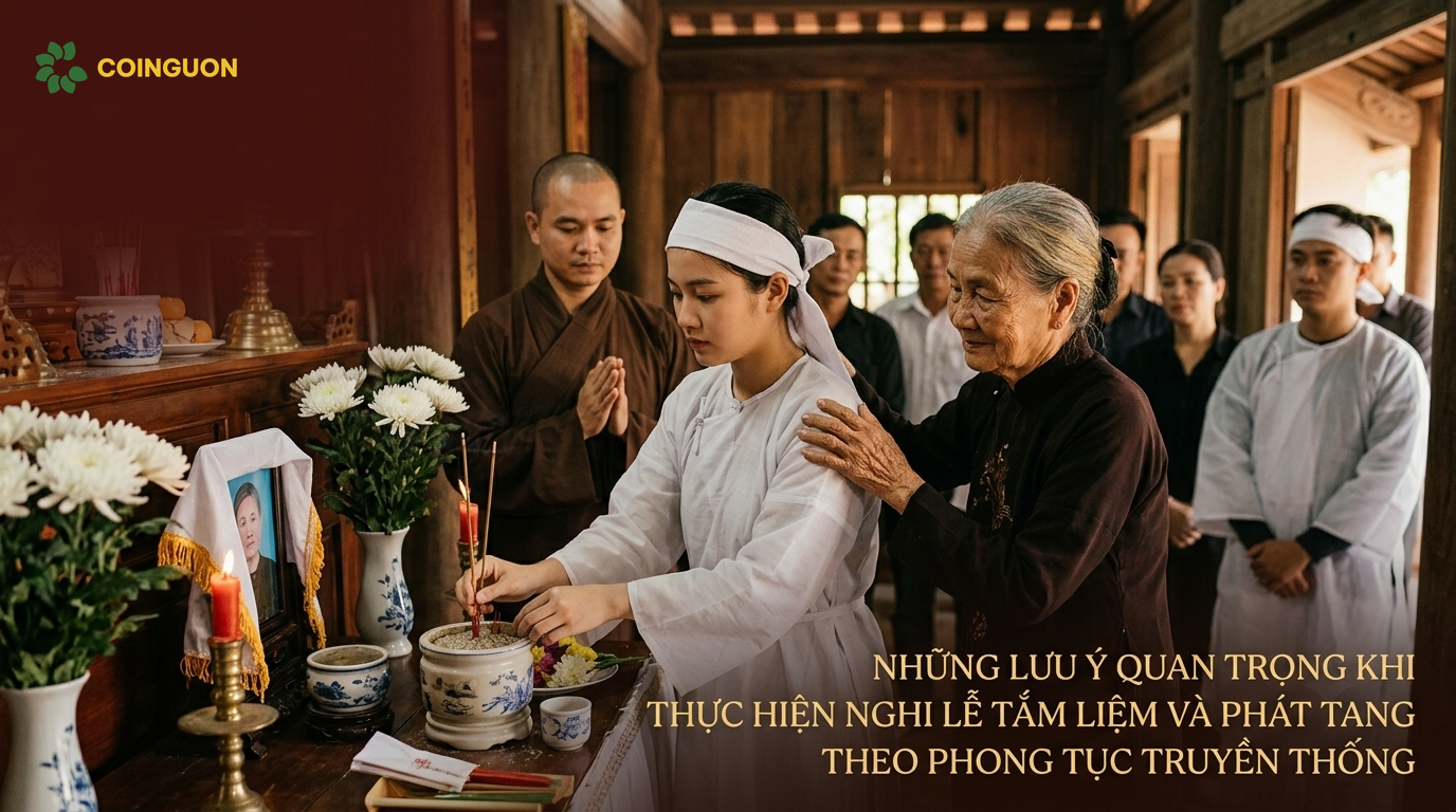 Những lưu ý khi thực hiện nghi lễ tắm liệm và phát tang theo phong tục truyền thống - Cội Nguồn ORA