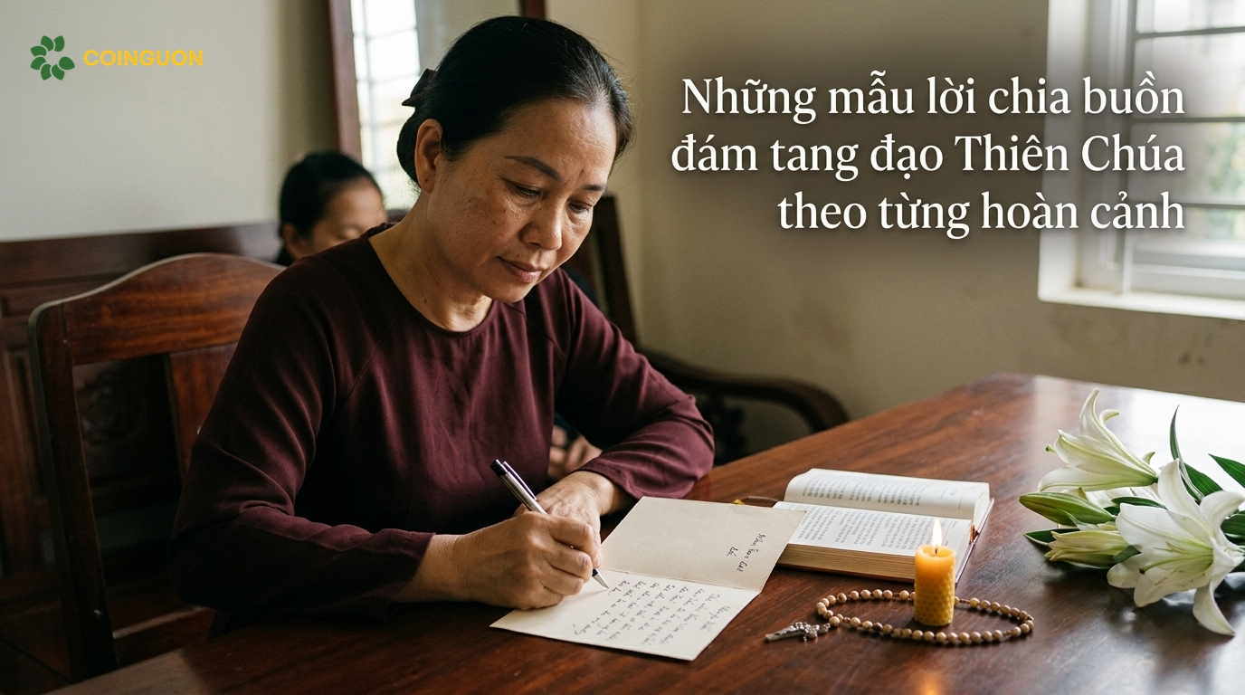 Những mẫu lời chia buồn đám tang đạo Thiên Chúa theo từng hoàn cảnh - Cội Nguồn ORA