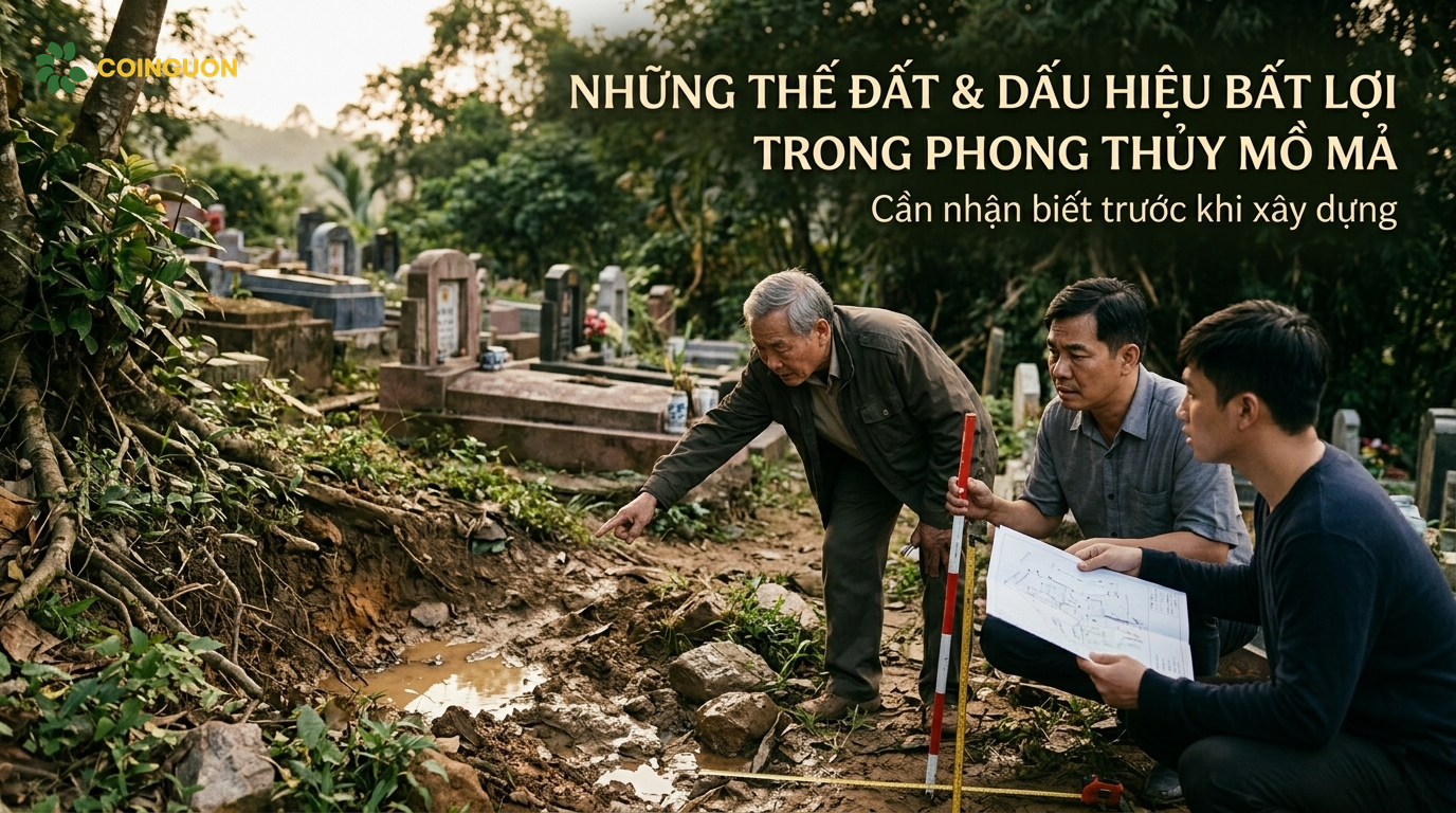 Những thế đất và dấu hiệu bất lợi trong phong thủy mồ mả cần nhận biết trước khi xây dựng - Cội Nguồn ORA