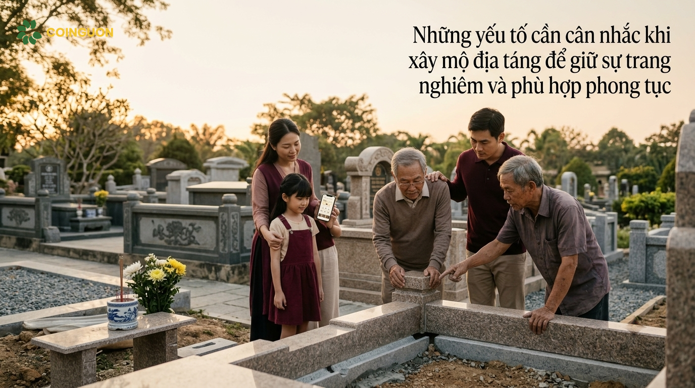 Những yếu tố cần cân nhắc khi xây mộ địa táng để giữ sự trang nghiêm và phù hợp phong tục - Cội Nguồn ORA