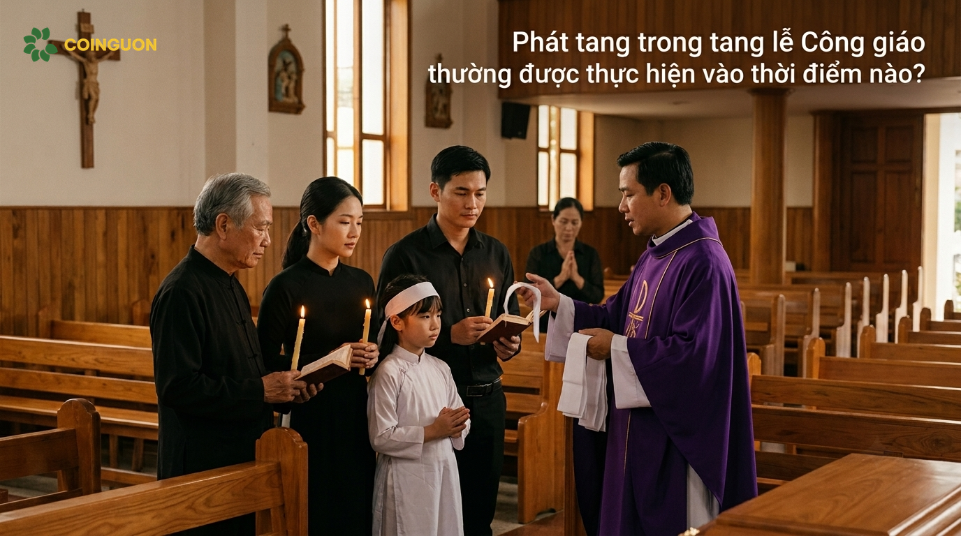 Phát tang trong tang lễ Công giáo thường được thực hiện vào thời điểm nào? - Cội Nguồn ORA